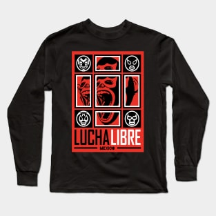 LUCHALIBRE MEXICO Long Sleeve T-Shirt